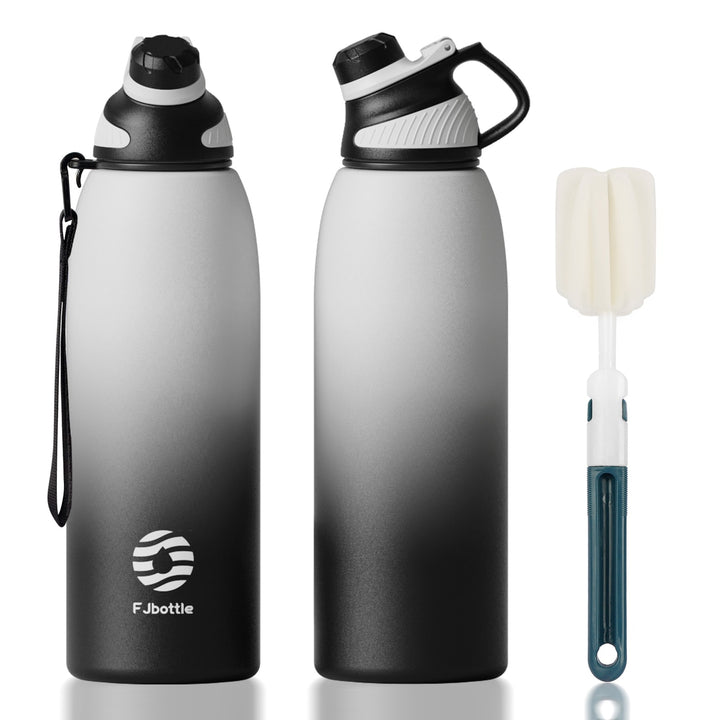 1500ml Thermo-Trinkflasche aus Edelstahl mit Magnetdeckel, geeignet für kohlensäurehaltige Getränke