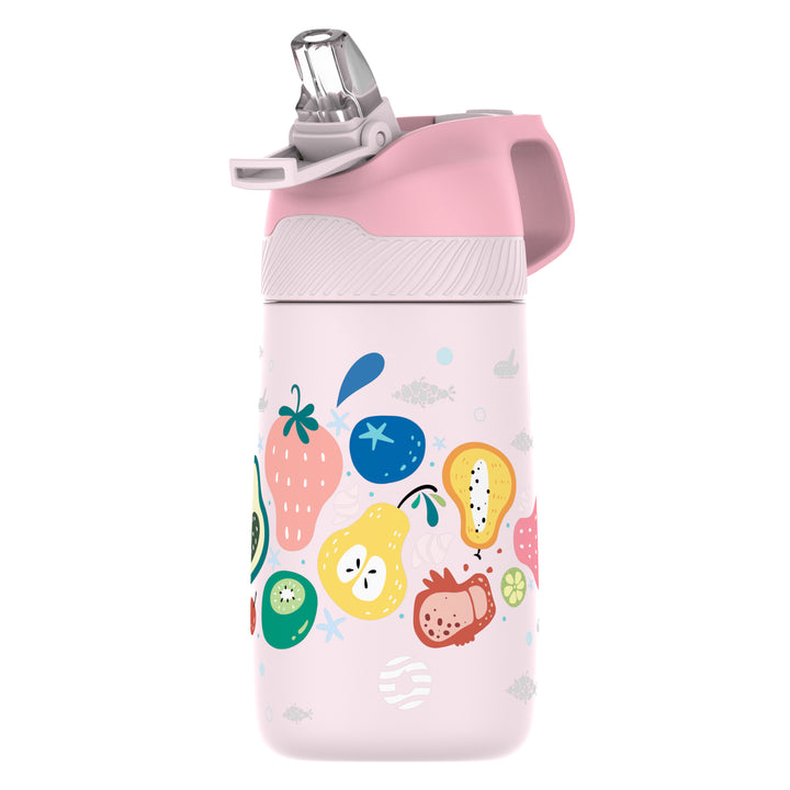 350ml Bouteille thermos sans BPA de 350 ml pour enfants, Fruits roses –  FJbottle