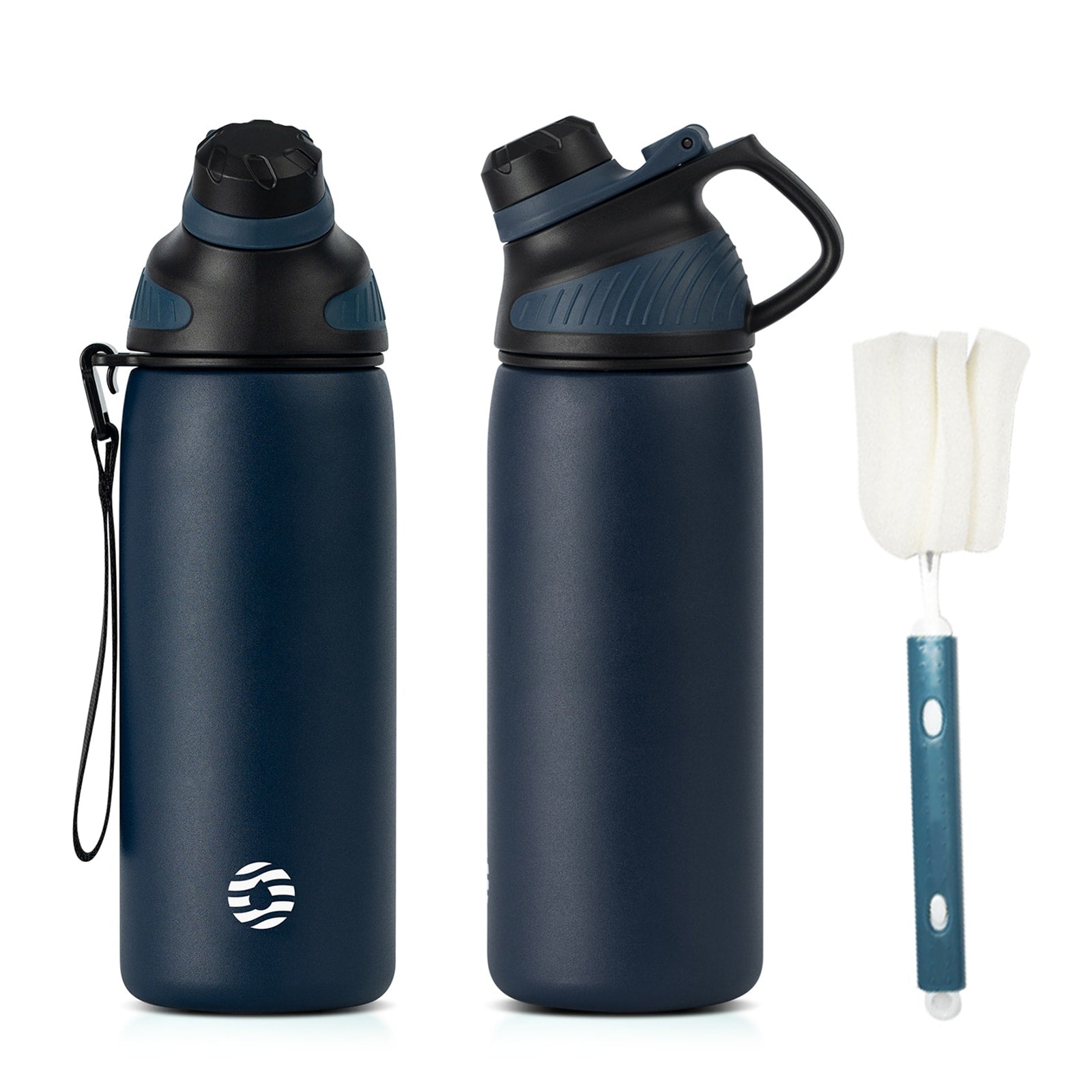 Gourde Inox Sport sans BPA 600ml, bouteille d'eau isotherme