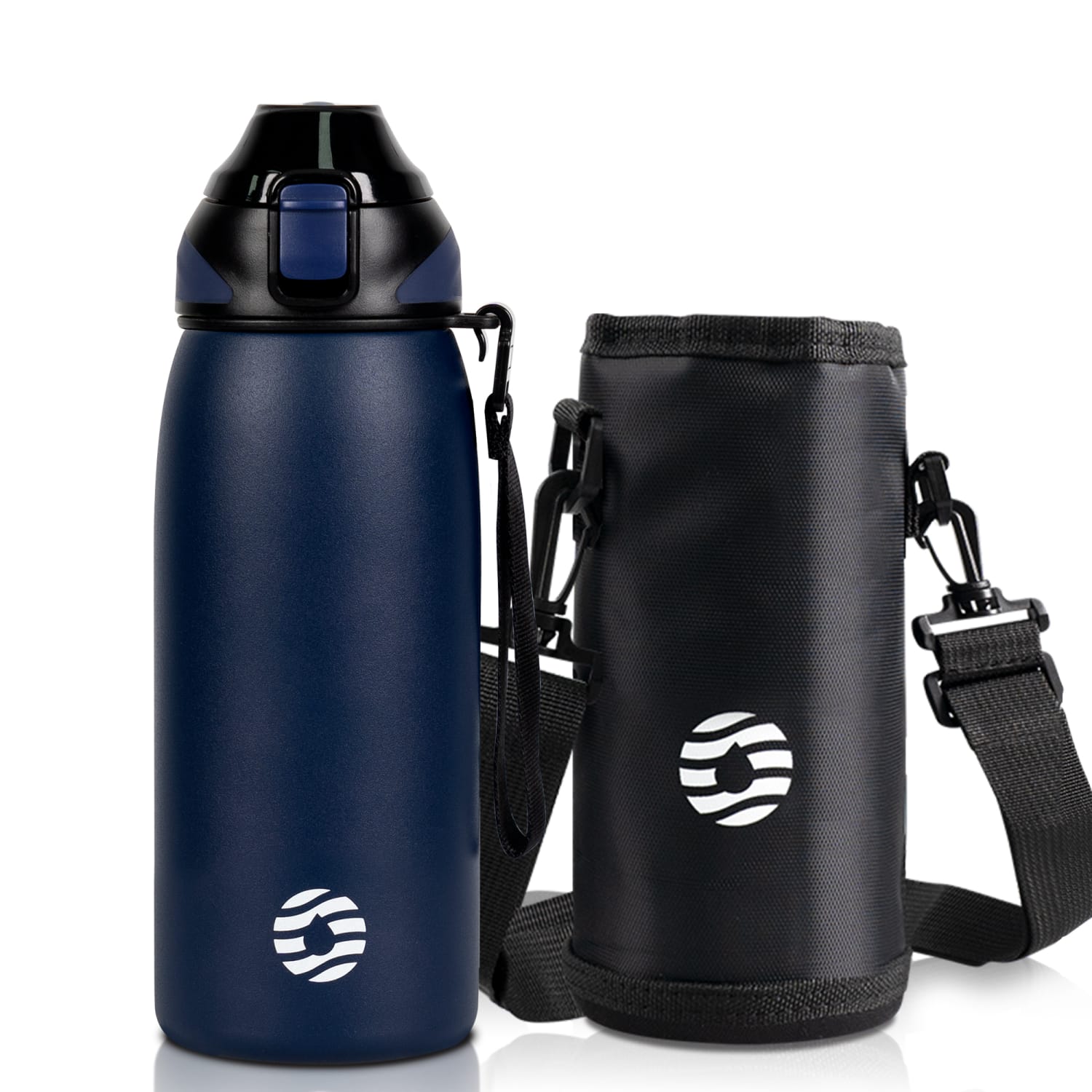 600ml Gourde Isolée en Acier Inoxydable, Bleu