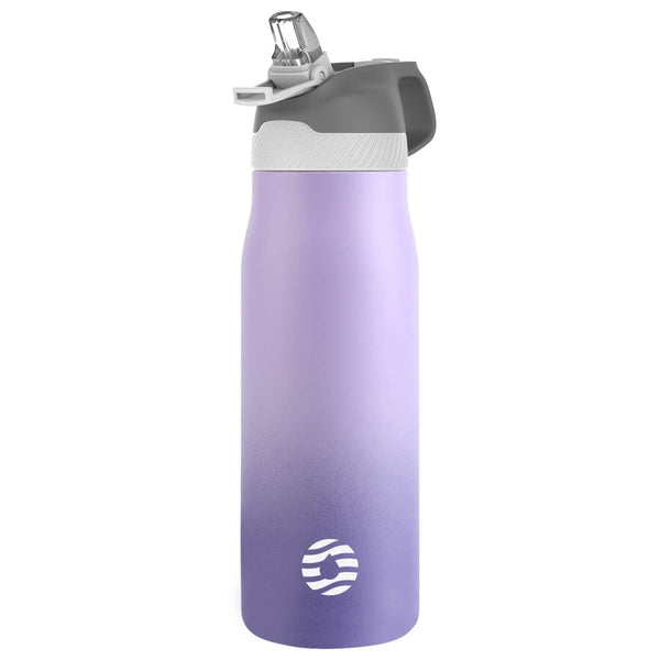 710ml Insulated Stainless Steel Water Bottle, Purple Gradient